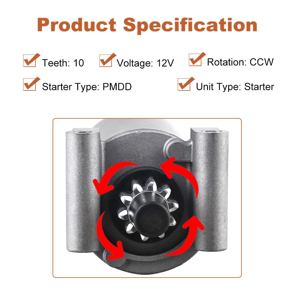 WATERWICH Starter Compatible with Kohler Courage Engines 20HP 23HP 25HP 27HP Cub Cadet 1045 1046 SLT1550 SLT1554 1050 Replace OE
