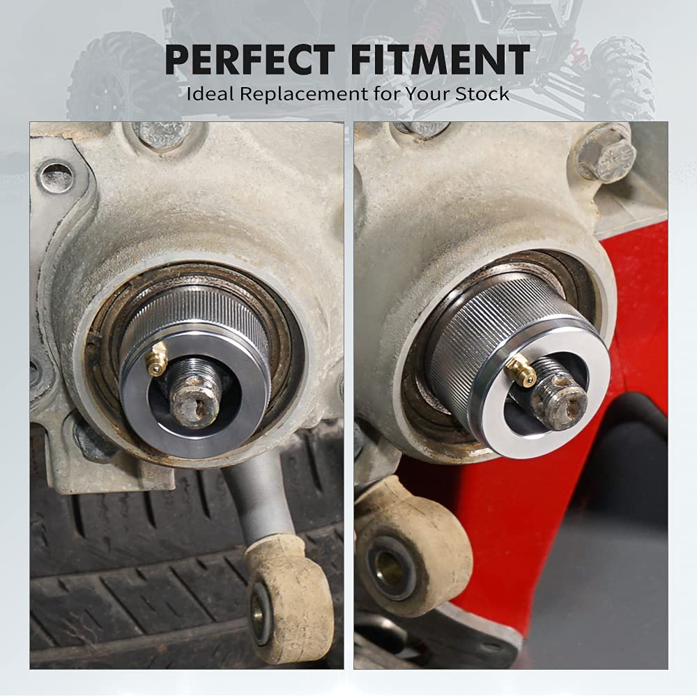 Nicecnc 44Mm Wheel Bearing Greaser Tool Compatible With Polaris Ranger Rzr 900 / S4 / Rs1, Rzr Xp 1000 / Turbo, General 4 1000, Sportsman 550/850 /1000, Scrambler Xp 850/1000, See Fitment Silver