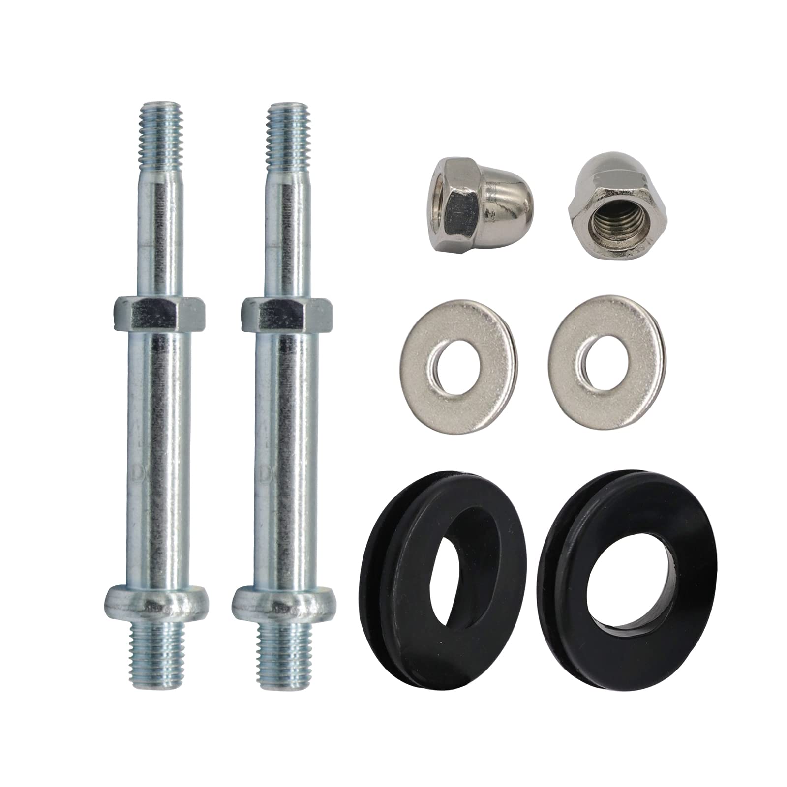 Cartclan Top Front Roof Support Bolt Stud And Grommet Repair Kits, Suitable For 2003-2007 Yamaha G22 Golf Carts Oem#Ju0-K834A-00