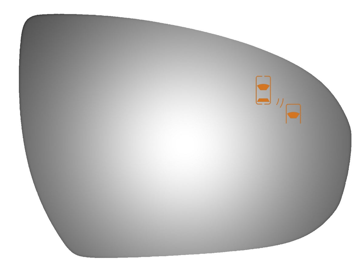 Burco 5740Bc Passenger Side Replacement Mirror Glass For 16-17 Hyundai Tucson