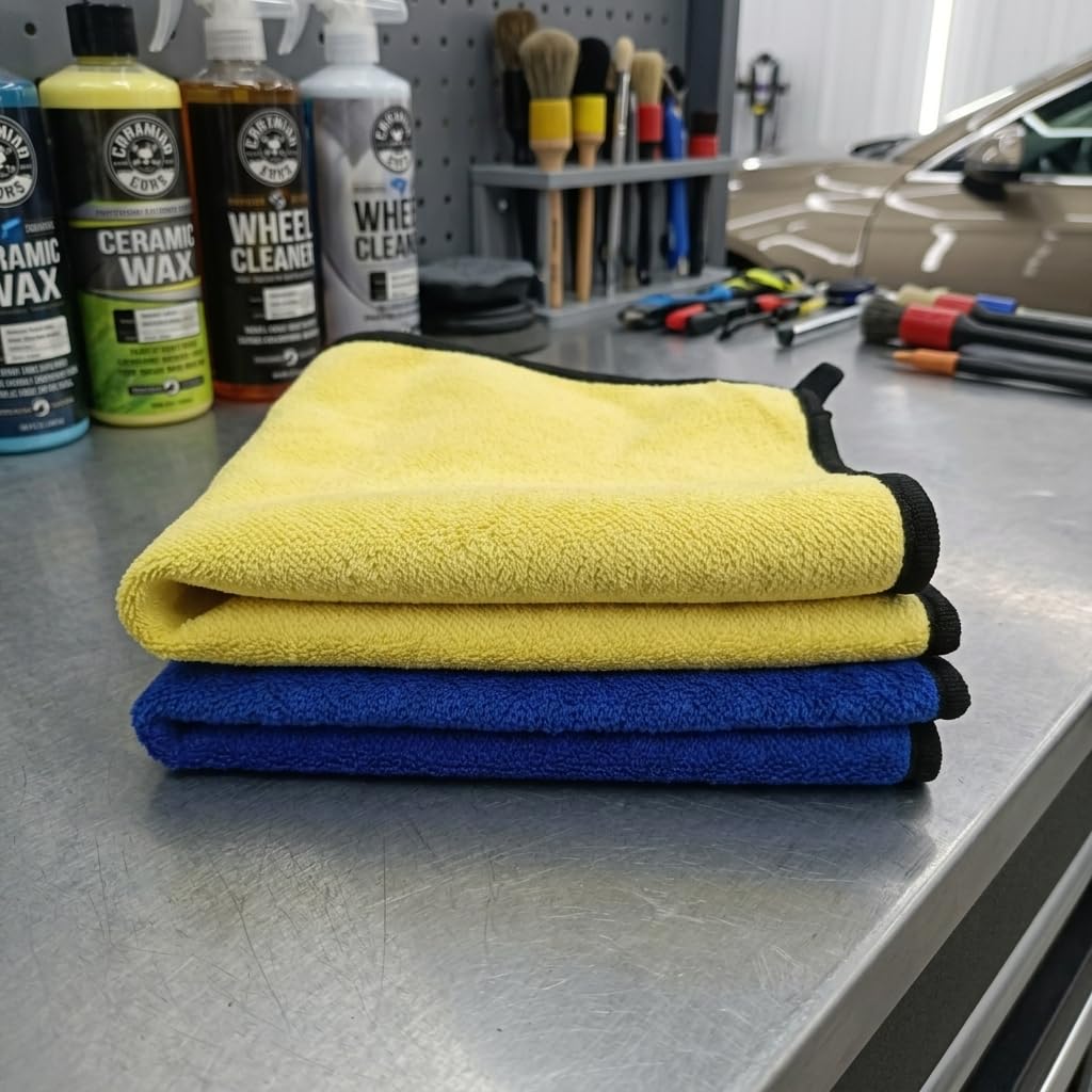 Microfiber Cleaning Cloth 500 GSM Pack of 2, 40x40 cm