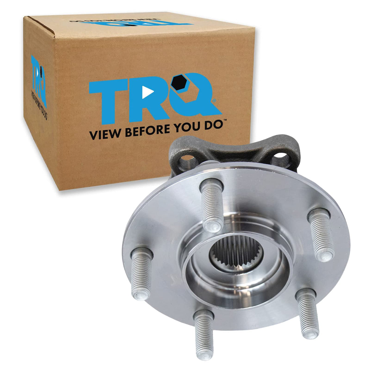 Trq Front Left Right Wheel Hub Bearing Assembly Driver Passenger Side Compatible With 2014-2018 Mazda 3 2016-2021 Cx-3