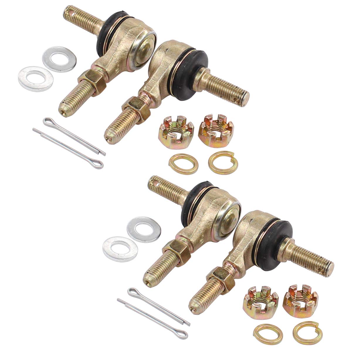 Applianpar 2 Sets Of Tie Rod End For Arctic Cat 250 300 375 400 450 500 2X4 4X4 650 H1 700 Efi Atv