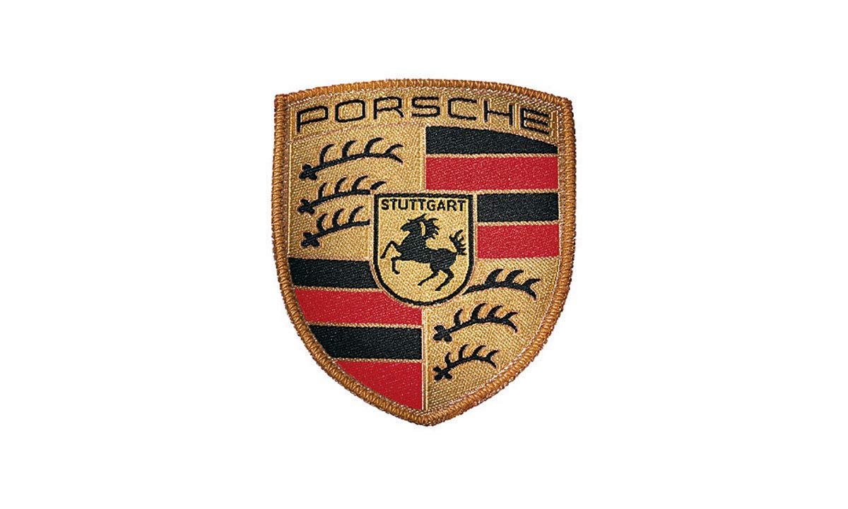 Porsche Crest Sew-On Badge