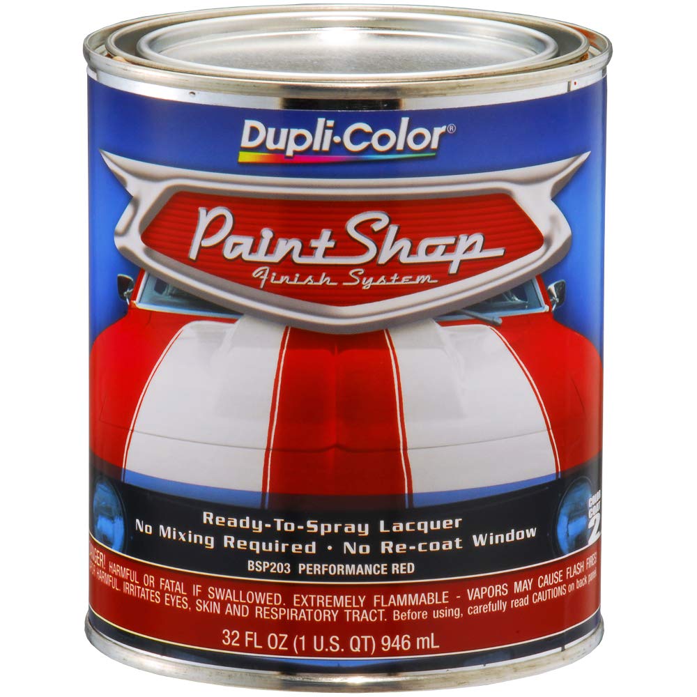 Dupli-Color Bsp203 Paint Shop Finish System Base Coat - Red - 32 Oz. Automotive Paint