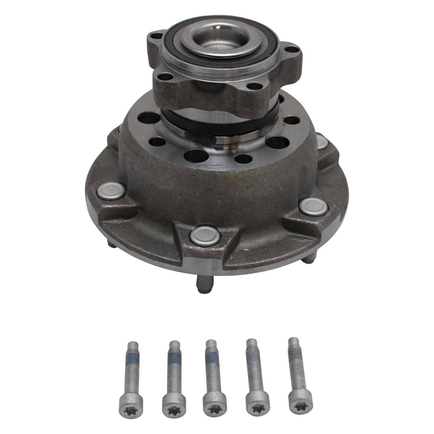 Trq Front Wheel Hub Bearings Assembly Set Compatible With 2015 Ford Transit-250 2015-2017 Transit-350 2015-2018 Transit-350 Hd