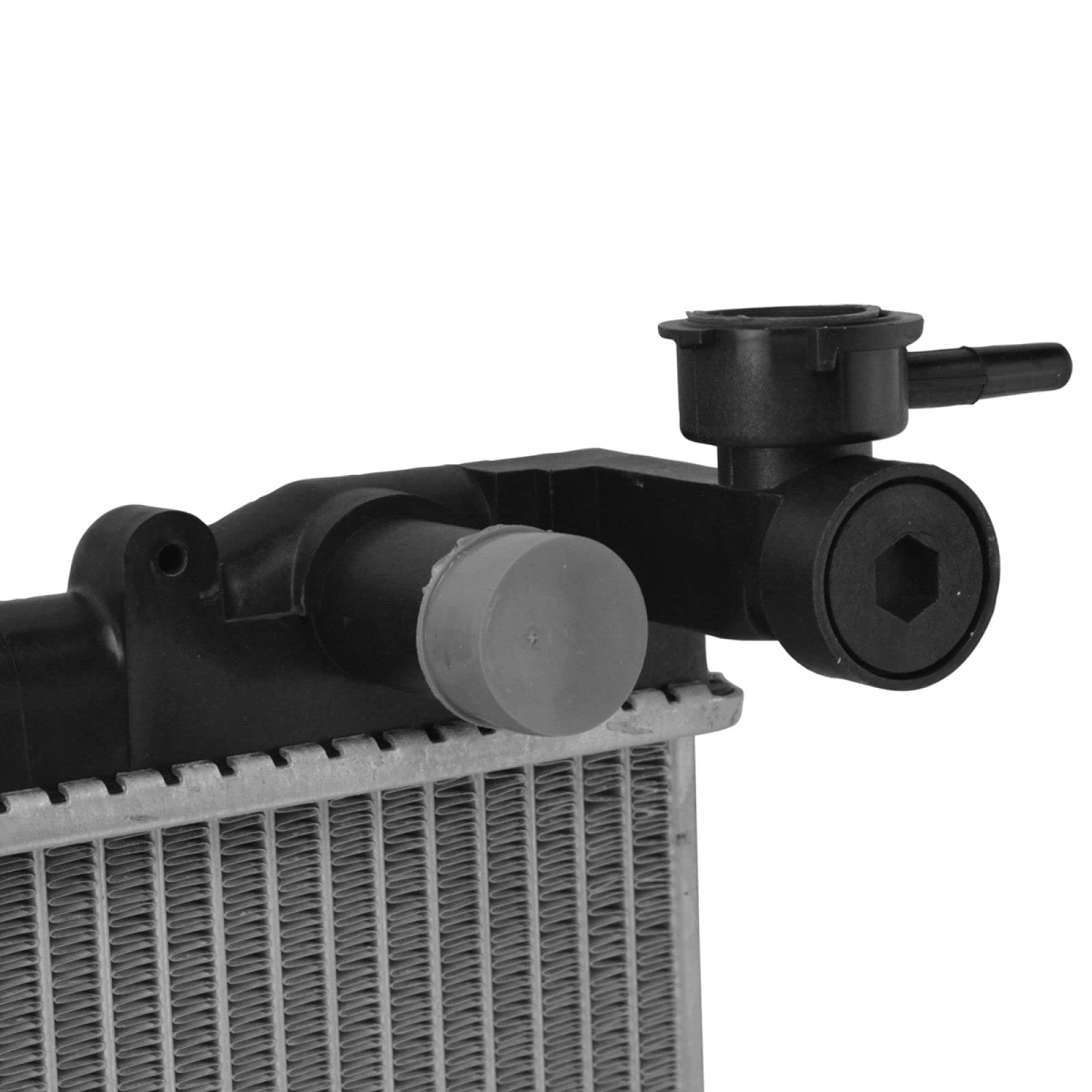 Trq Radiator Assembly Aluminum Core Compatible With 95-98 Nissan 200Sx 91-93 Nx 91-00 Sentra Cu1152 Ni3010137