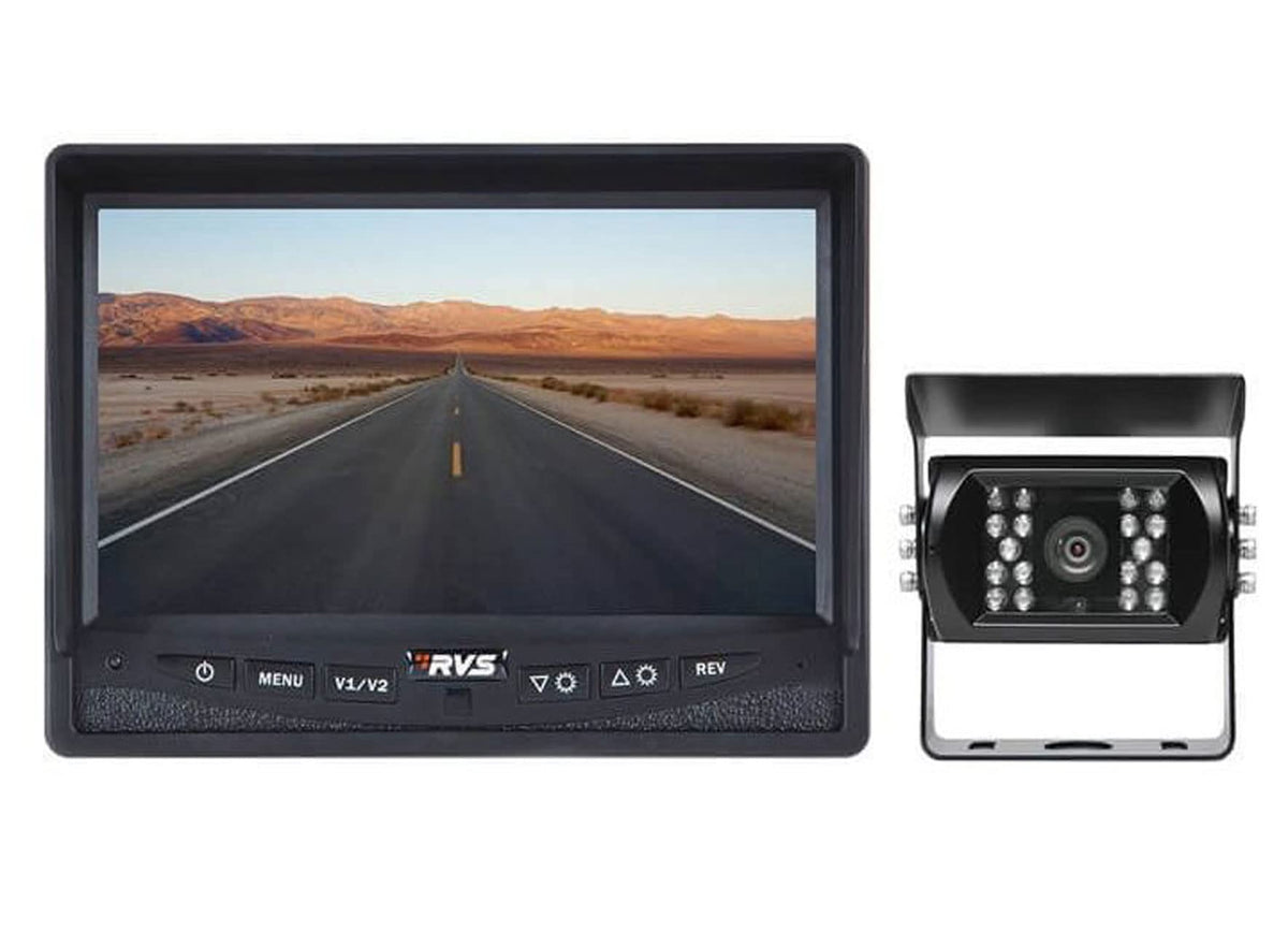 7'' Backup Camera System For Rv/Truck/Bus - Waterproof Camera With Night Vision - Rvs-770613-Nm-01 By Rear View Safety.