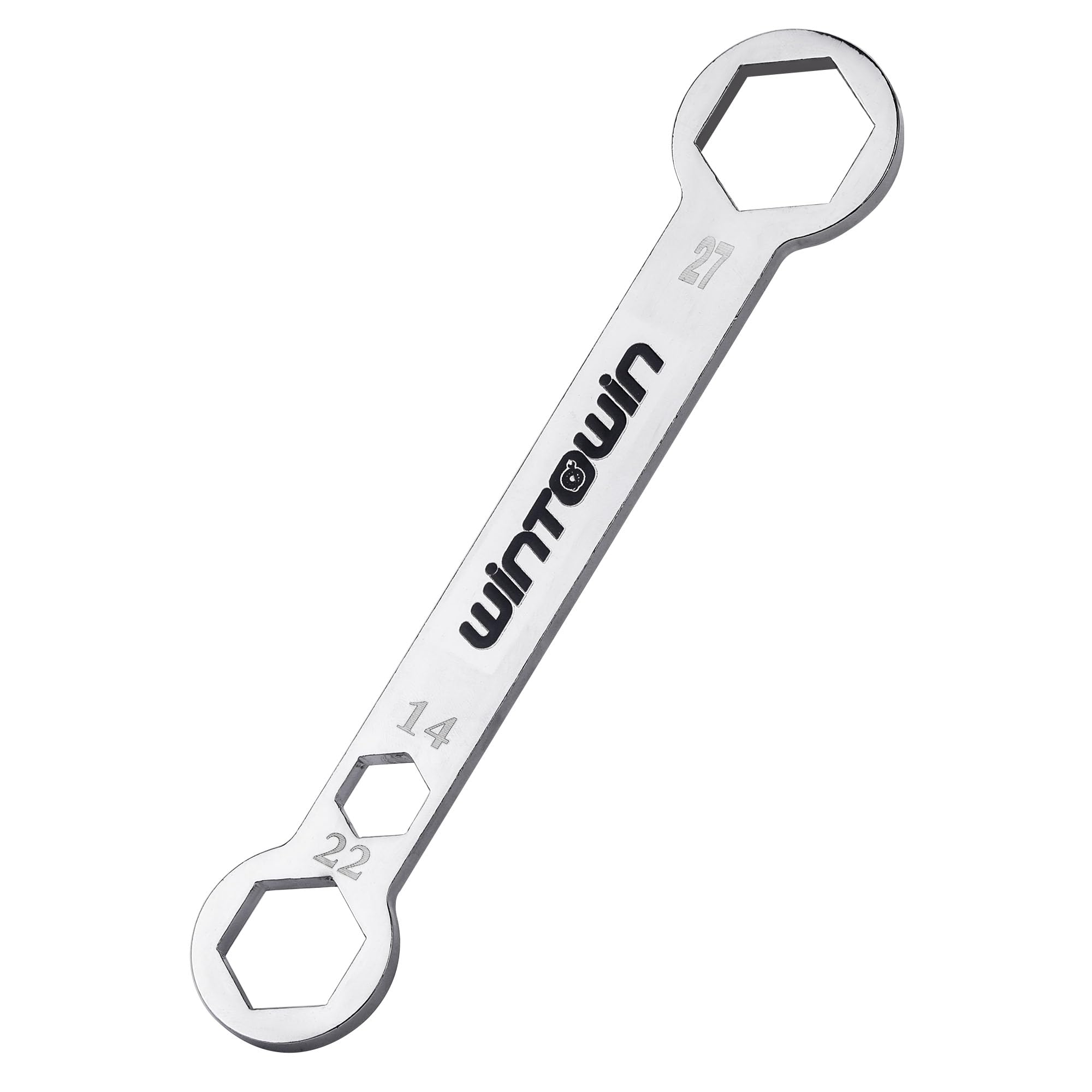 WINTOWIN Combo Axle Wrench 14mm x 22mm x 27mm,Used to Remove Most Motorcycle Front and Rear Axles