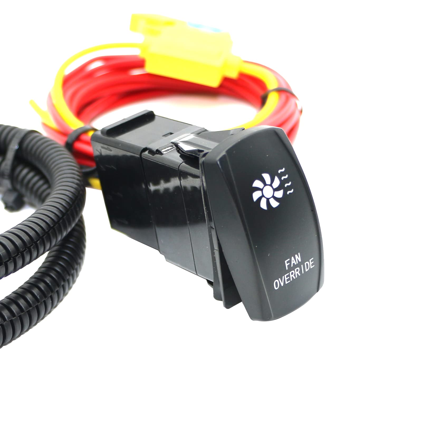 Fan Override Over Ride Rocker Switch Kit For Polaris Ranger Rzr 800 900S Xp 1000