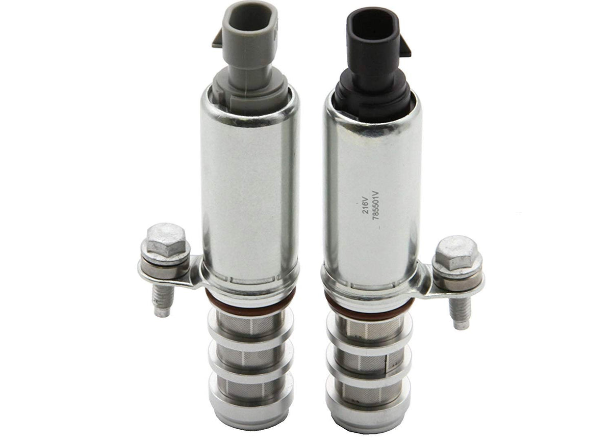 2 PCS Intake & Exhaust Camshaft Position Actuator Solenoid Control Valve 12655420 12655421 917-215 917-216 for GM Chevy Cobalt M