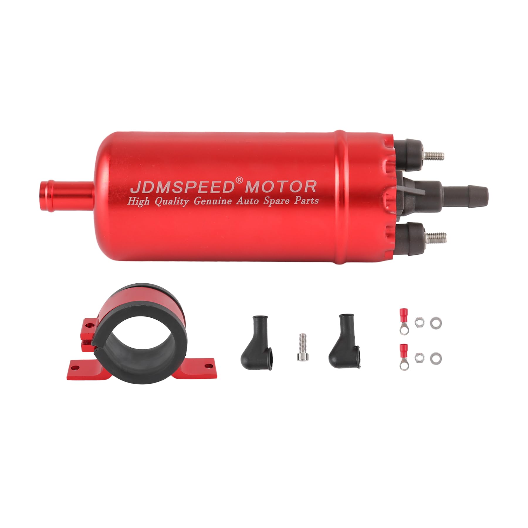 Universal External In Line Fuel Pump High Pressure With Mounting Bracket Clamp 12V Gasoline Fuel Injection Pump Replacement 0580