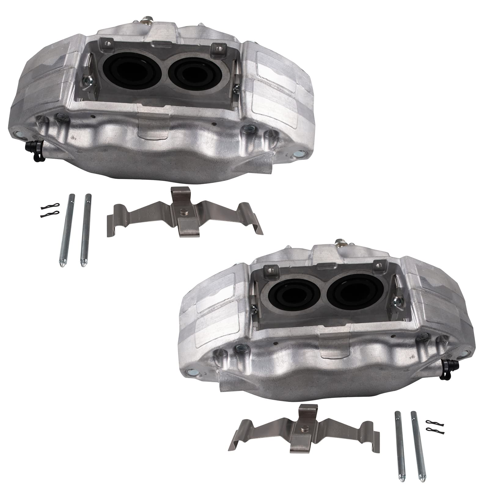 Trq Front Brake Caliper Set Driver & Passenger Side Compatible With 2004-2005 Subaru Impreza