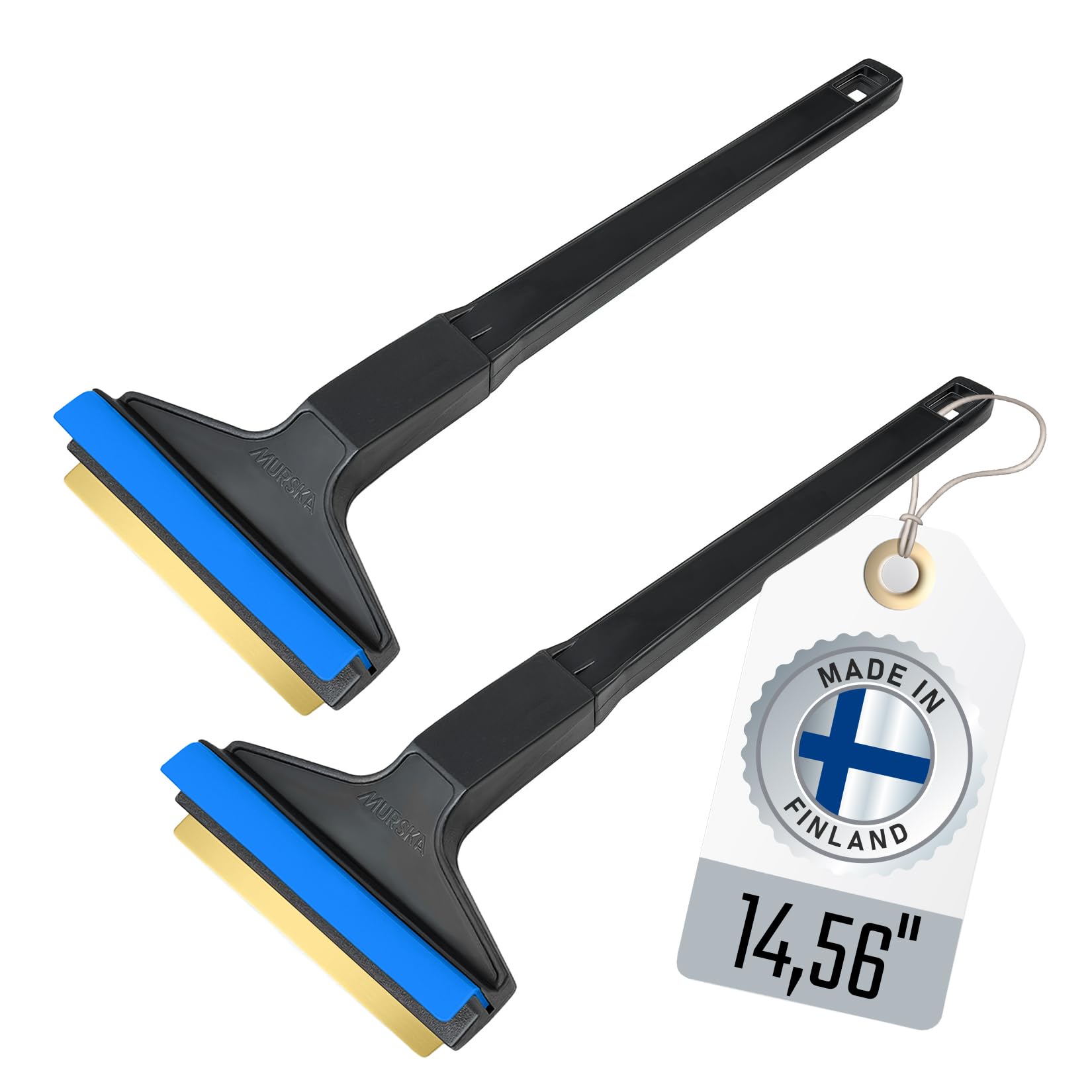Ice Scraper Long Handle 2 Pack Car Ice Scraper Brass Blade 14,5 Inch Ice Scraper For Car Snow Scraper Ice Scrapers For Car Winds