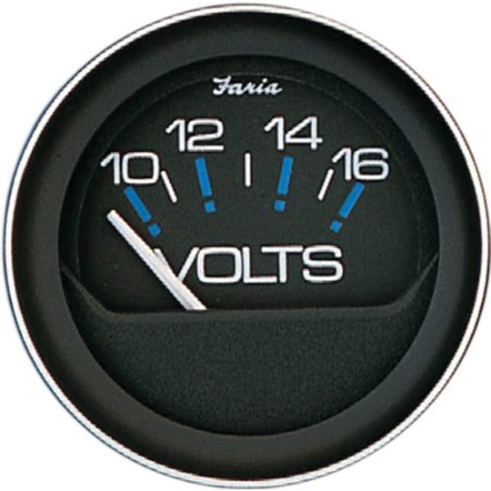 Faria Beede INSTRUMENTS BEEDE 13010 Coral 10-16V Voltmeter, 2'