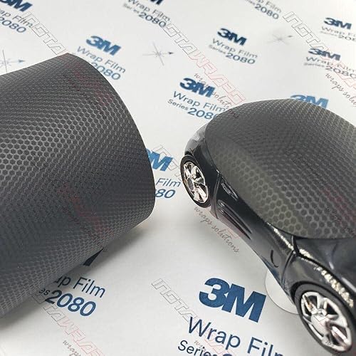 3M 1080 Mx12 Matrix Black 5Ft X 1Ft (5 Sq/Ft) Car Wrap Vinyl Film