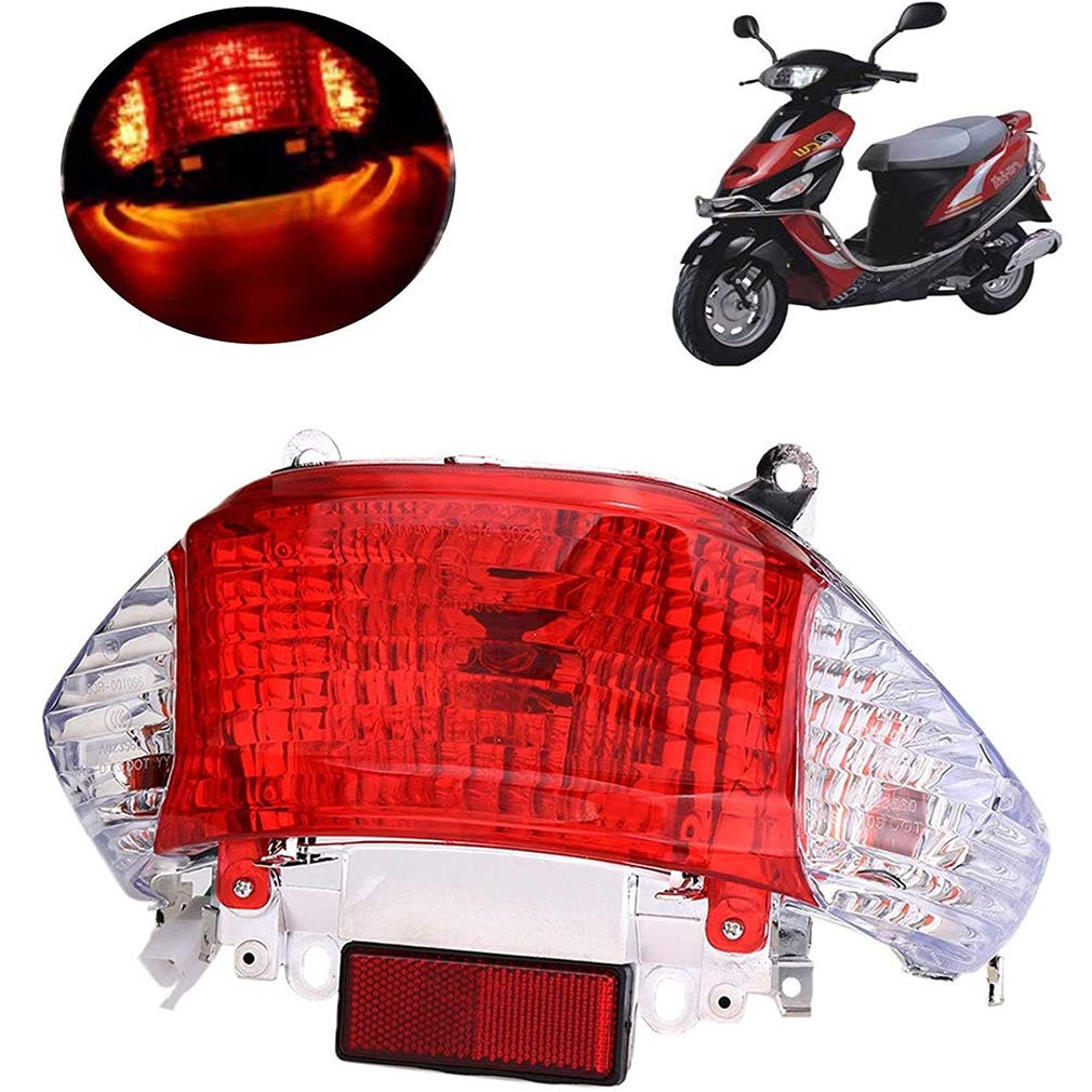 Hiaors 12V 5W Tail Light Turn Signal Lamp Assembly For 4-Stroke Gy6 49Cc 50Cc Sunny Jonway Roketa Baja Icebear Shenke Chuanl Tao