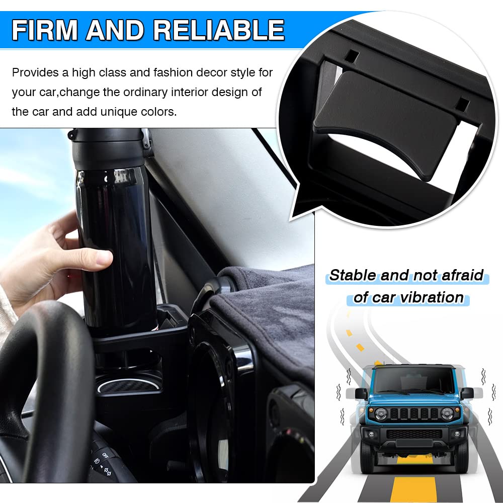 Autorder Custom Fit For Interior Accessories Suzuki Jimny 2019-2025 Jb64 Jb74 Water Cup Holder Mount Bracket Drinkes Support