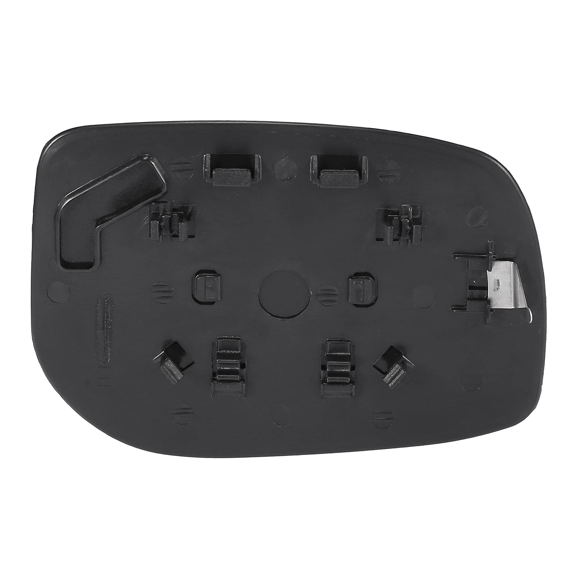 X AUTOHAUX Car Rearview Left Side Non-Heated Mirror Glass with Backing Plate 879090D210 for Toyota Yaris 2006-2012