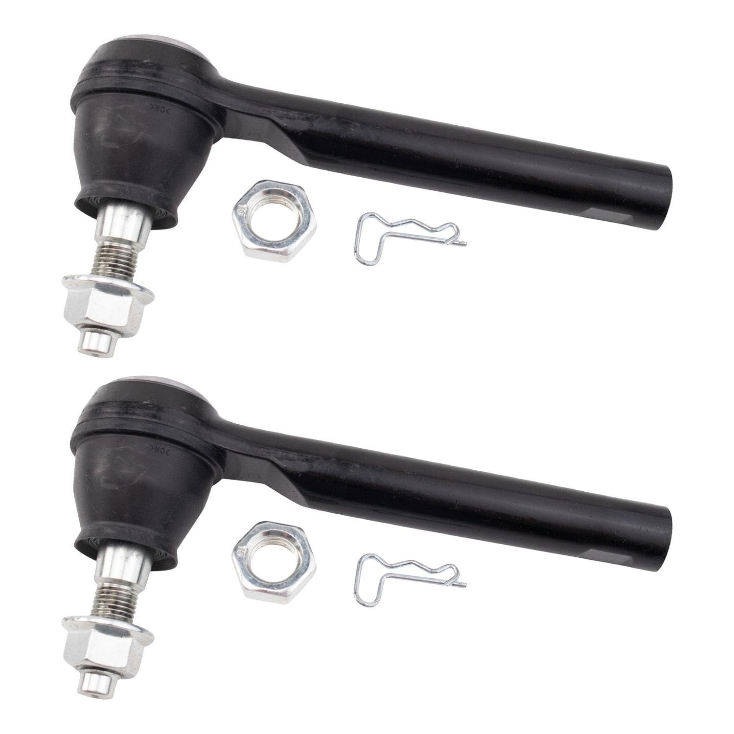 TRQ Front Outer Tie Rod Set Compatible with 2017-2022 Mazda CX-5