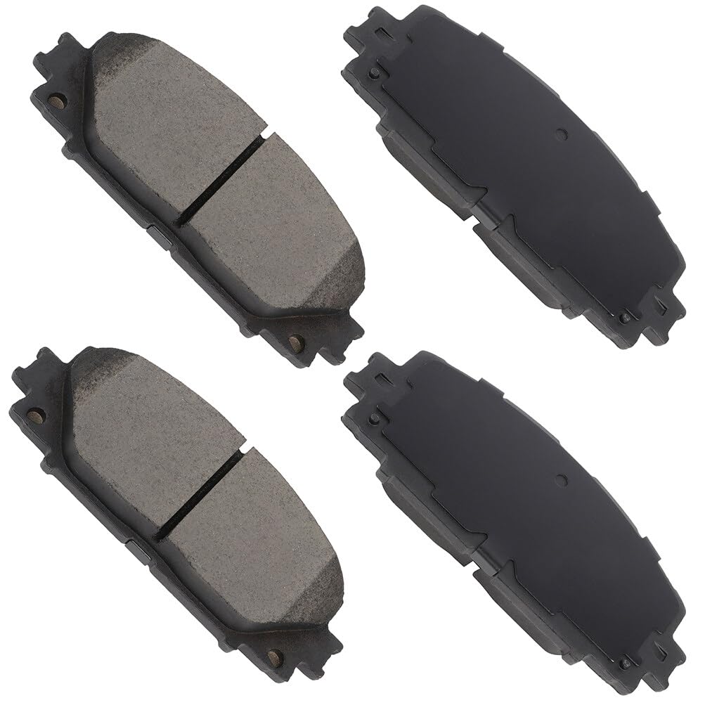 Cciyu D1184 Front Ceramic Disc Brake Pads Kit 11-16 For Lexus Ct200H,20 For Toyota Corolla,10-19 For Toyota Prius,12-19 For Toyo
