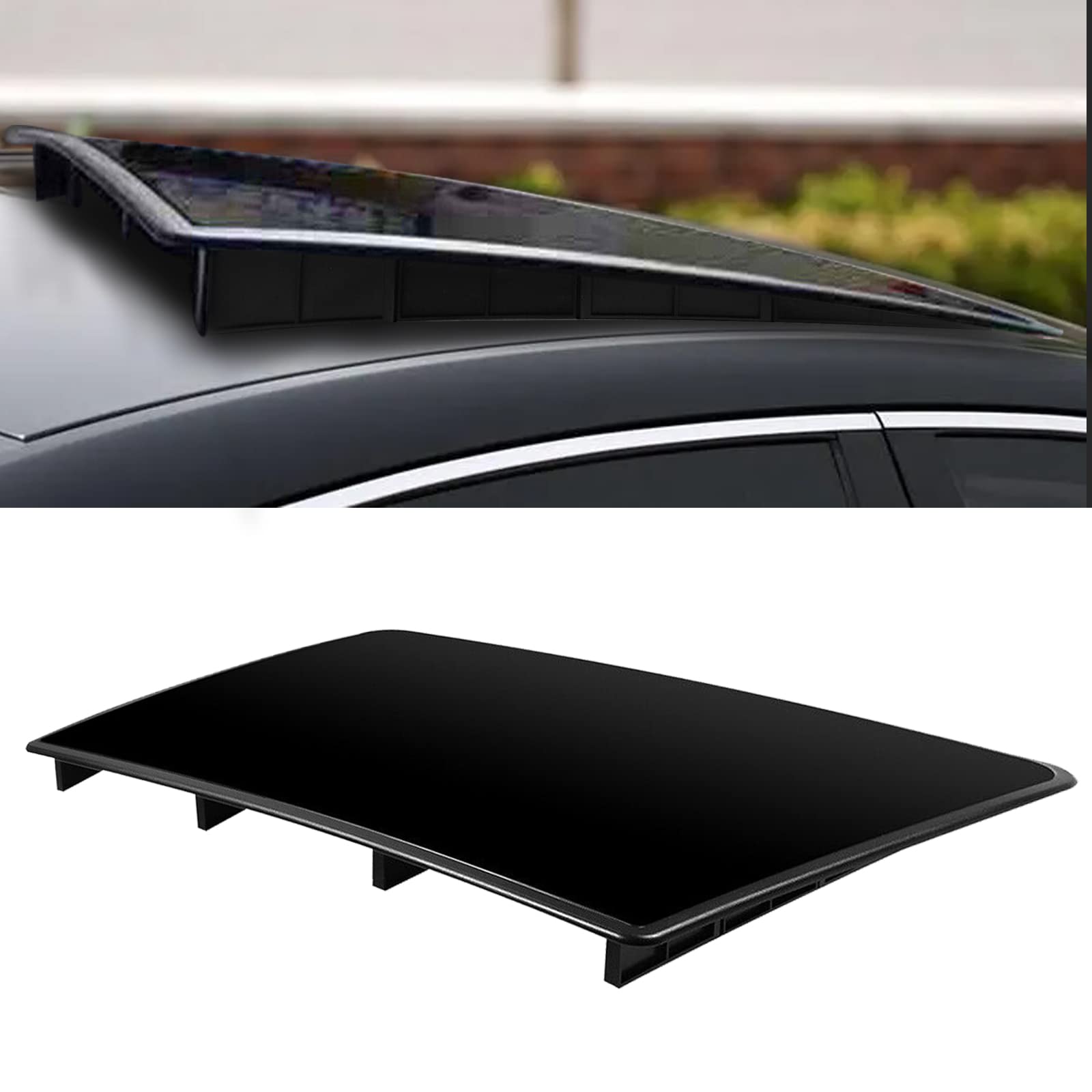 Donpida Car Sunroof Wind Deflector, Universal Car Sunroof Cover, Vent Insulator with Insulation Waterproof Surface, Moonroof Vis