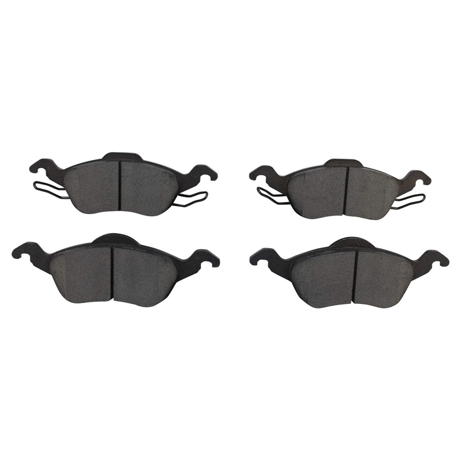 TRQ Front Brake Pads Ceramic Compatible with 2000-2004 Ford Focus