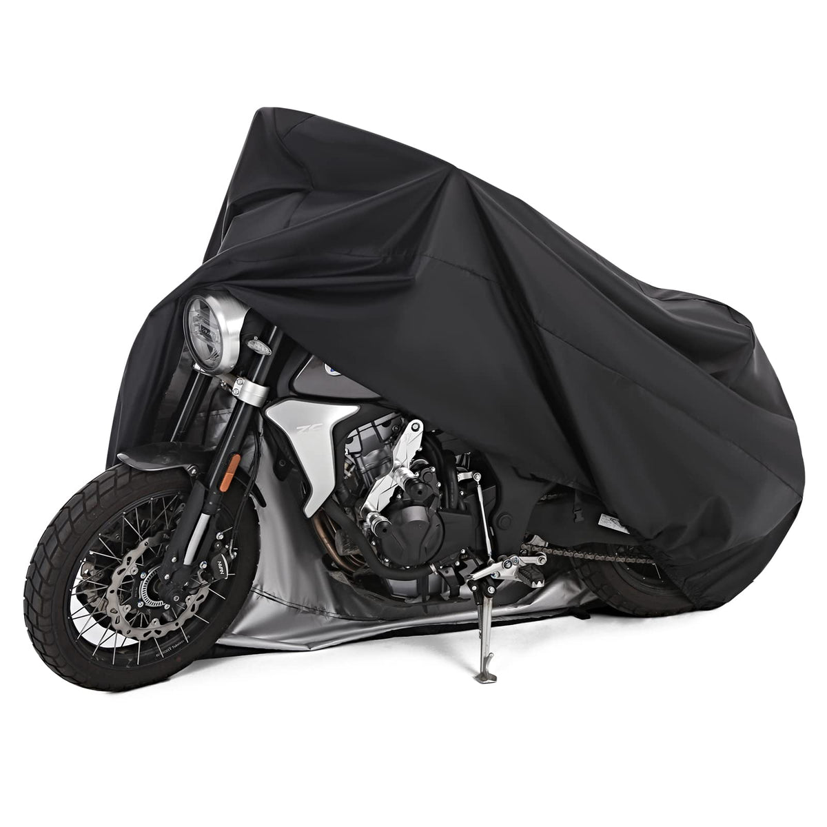 Motorcycle Cover All Season Universal Weather Waterproof Motorbike Cover With Lock-Holes & Storage Bag Xxl Motorcycles Vehicle C