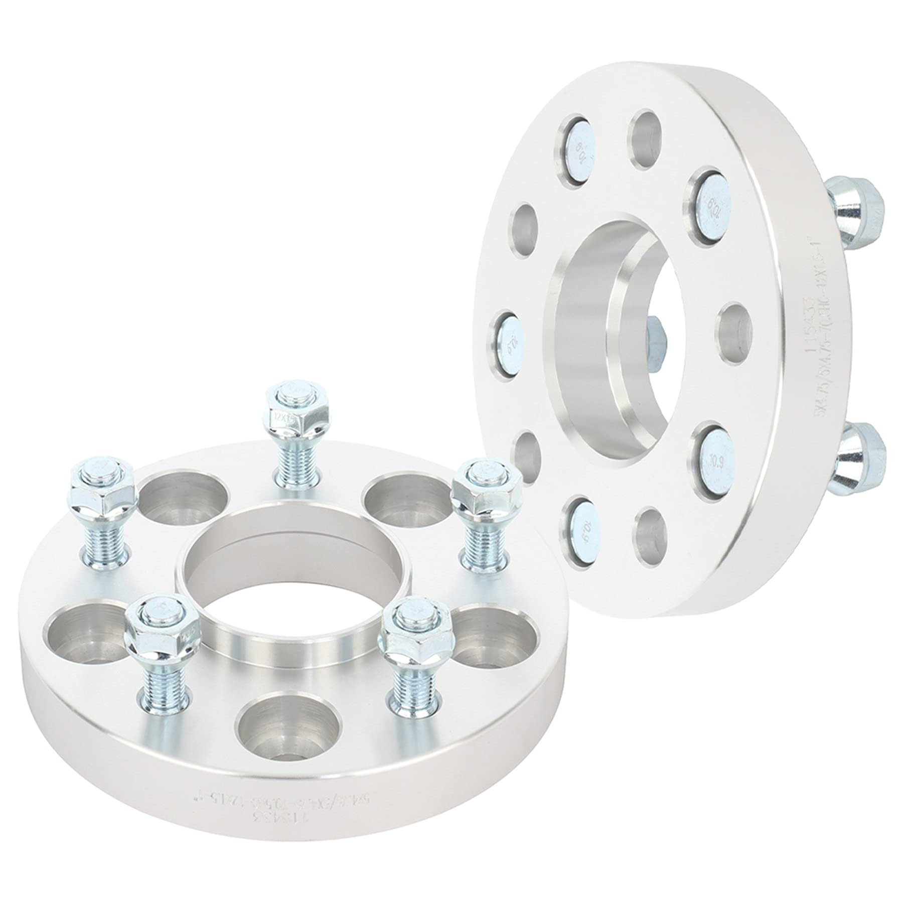 Roadfar 2Pcs 5 Lug Hubcentric Wheel Spacers 5X4.75 1 Inch Thickness Bore 70.5Mm Thread Pitch 12X1.5 Wheel Spacers Compatible For Camaro Wheel Spacers 1982-2002 For Xlr Wheel Spacers 2004-2009