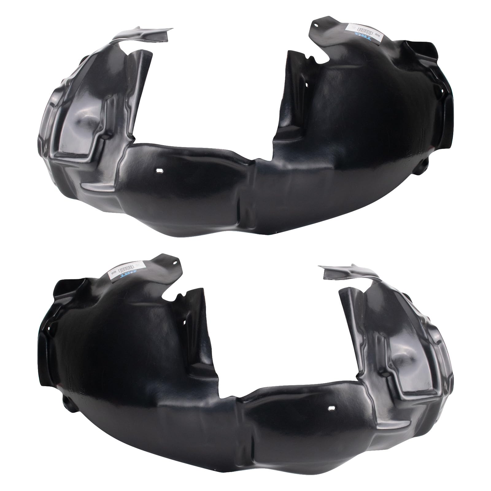 Trq Front Inner Fender Liner Set Compatible With 2008-2017 Audi A5 Quattro S5 Au1248123 Au1249123