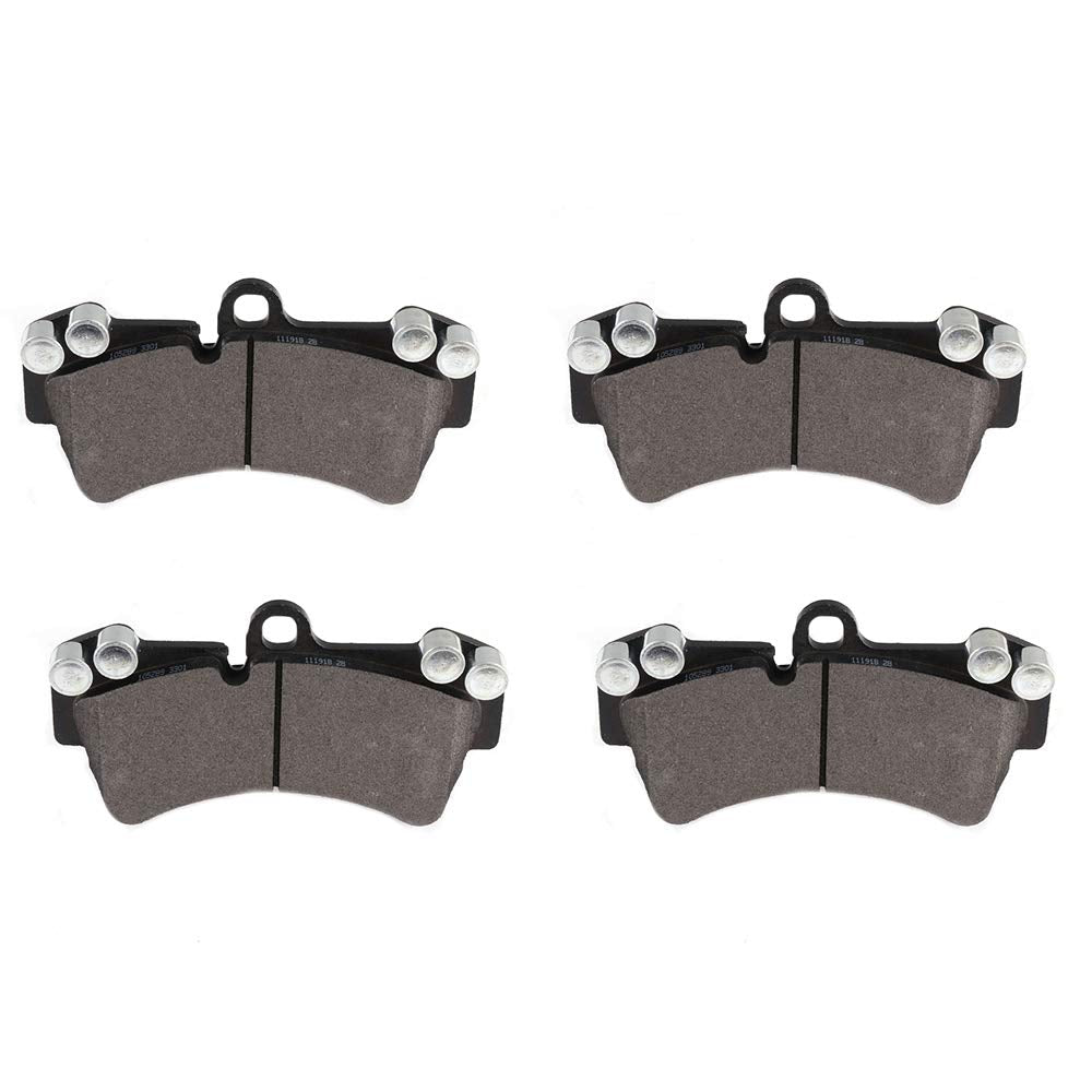 Cciyu D1014 Ceramic Front Brake Pad Set Fit For 2007-2015 For Audi Q7,2003-2006 2008-2010 For Porsche Cayenne,2004-2010 For Volk