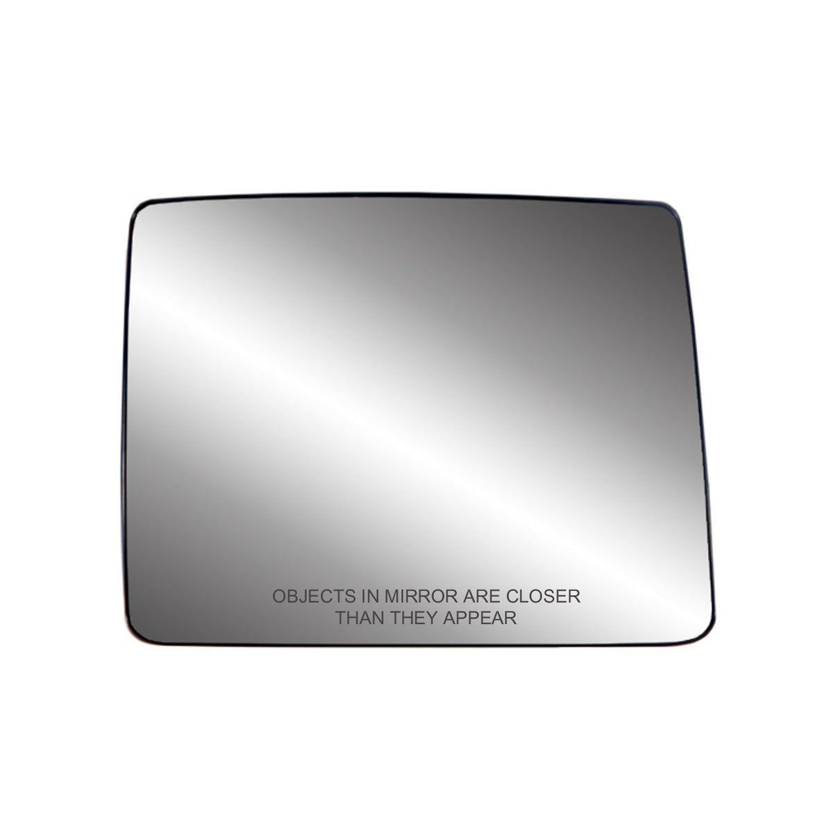 Fit System - 30245 Passenger Side Heated Mirror Glass w/Backing Plate, Ford F150, 6 5/16&quot; x 8 5/16&quot; x 10&quot; (Towing Mirror top Lens)