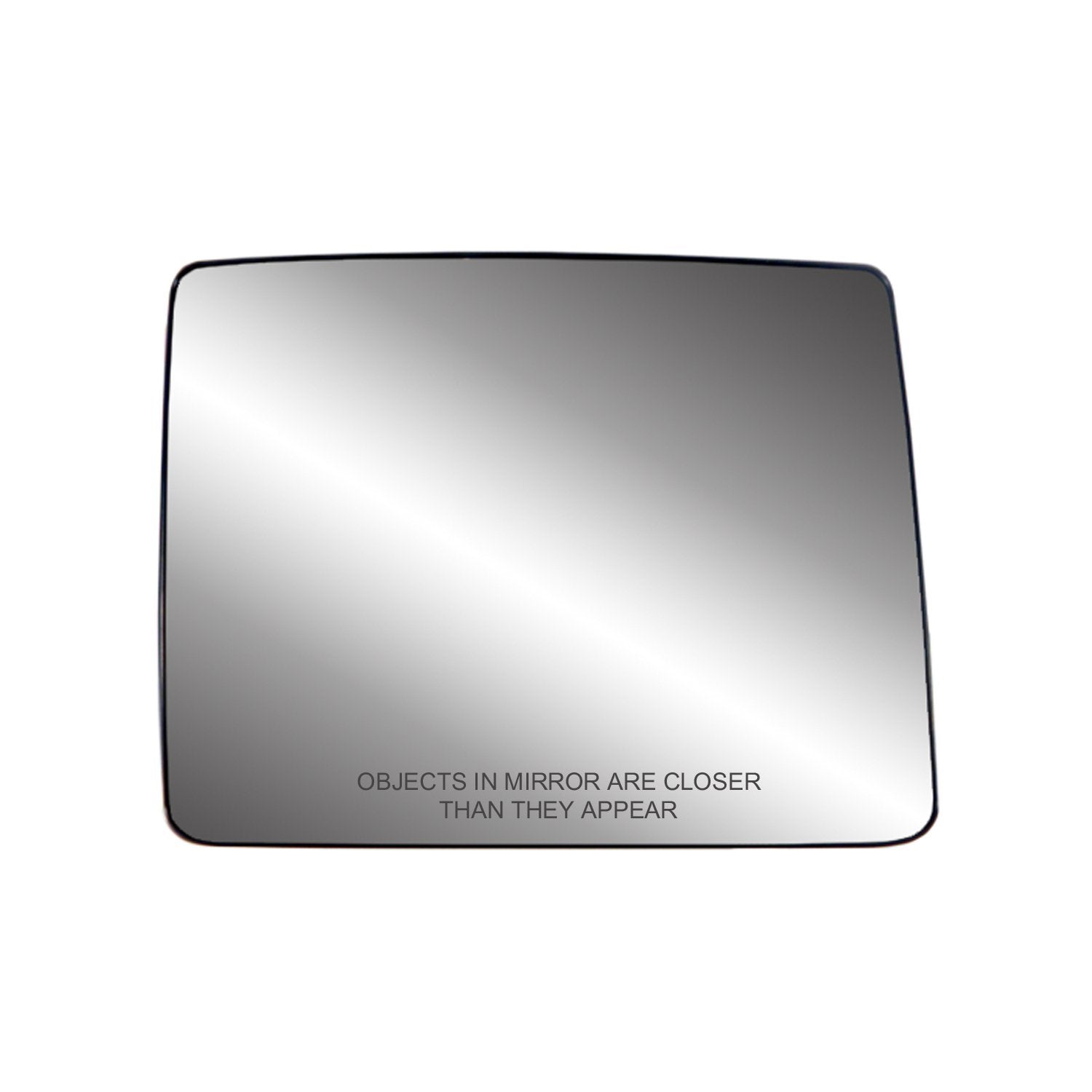Fit System - 30245 Passenger Side Heated Mirror Glass W/Backing Plate, Ford F150, 6 5/16'' X 8 5/16'' X 10'' (Towing Mirror Top 