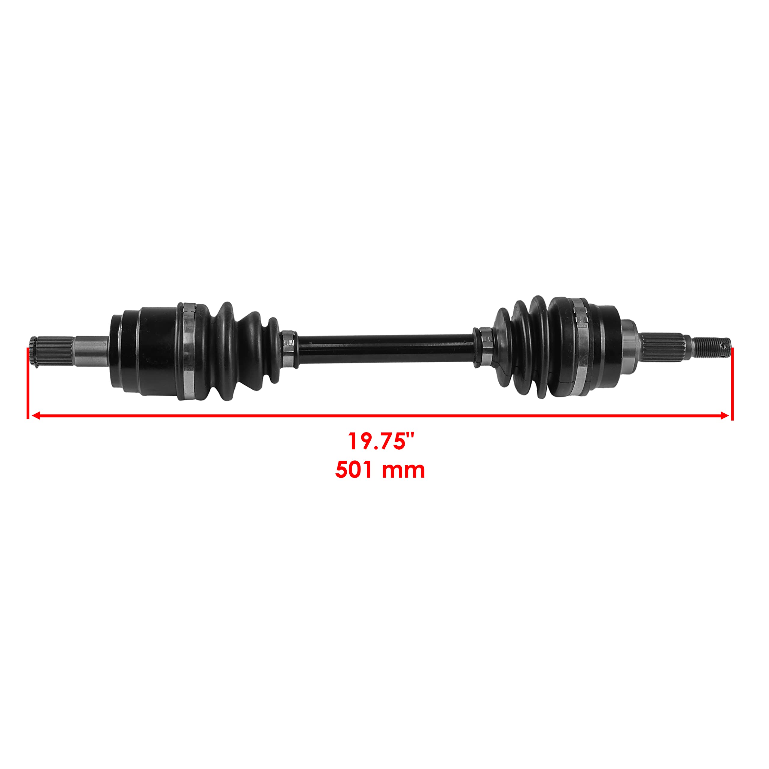 Caltric Front Left And Right Cv Joint Axle Compatible With Honda Trx500Fm Foreman 500 4X4 2005-2013