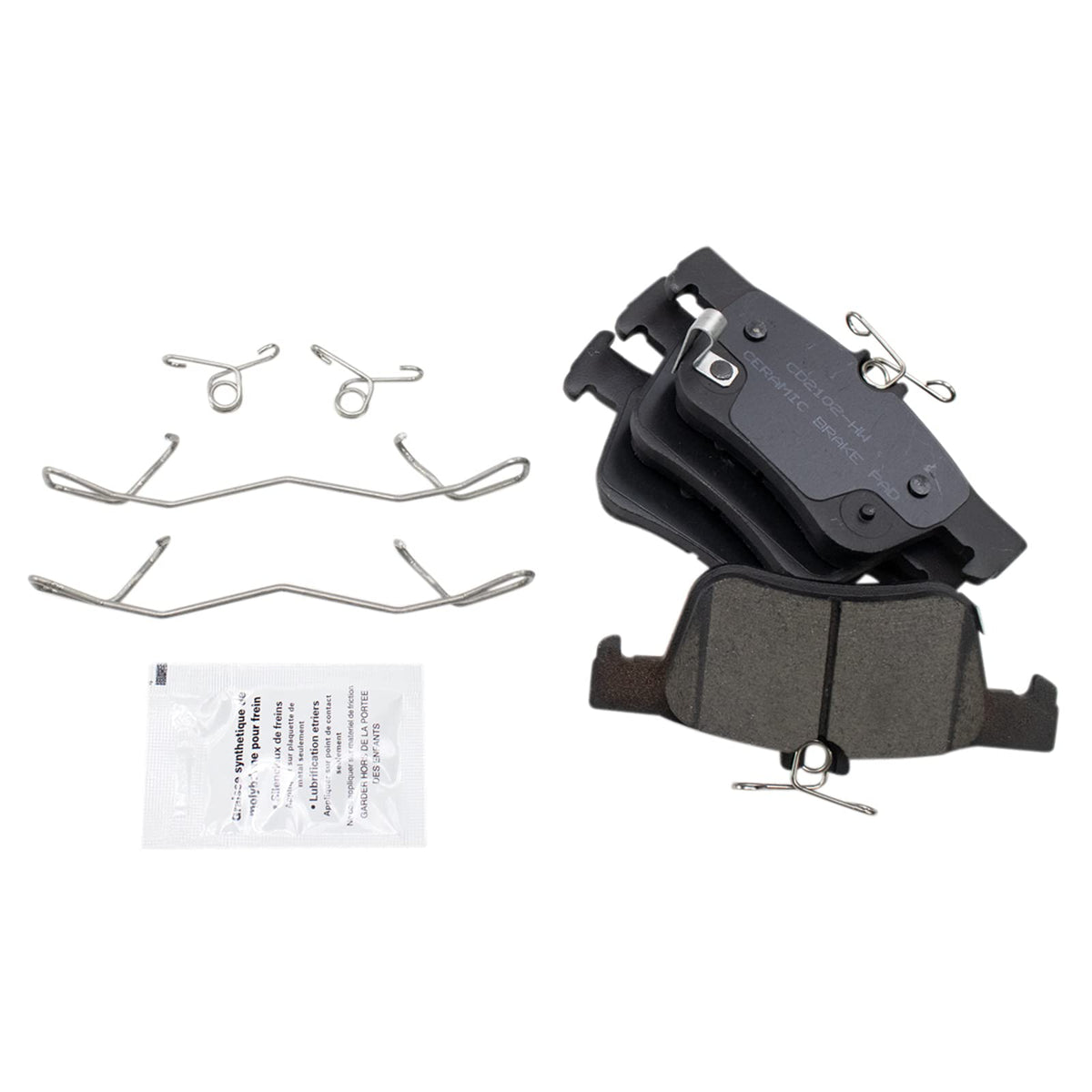 TRQ Rear Brake Pads Ceramic Compatible with 2021 Acura TLX 2018-2021 Honda Accord 2020-2021 Civic 2019-2021 Insight