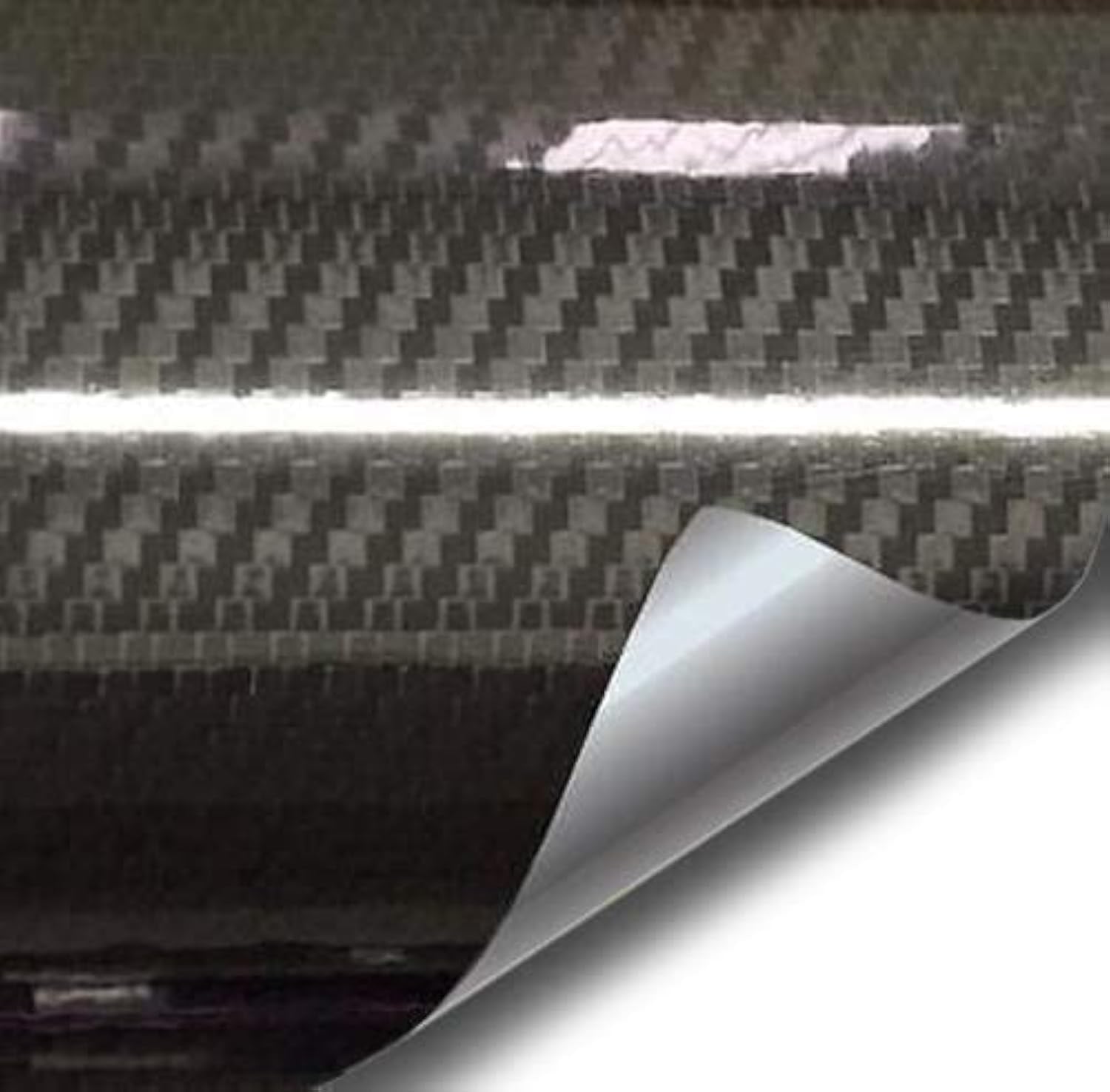 Vvivid Epoxy High Gloss Carbon Vinyl Automotive Wrap Film Diy Easy To Install No Mess (3Ft X 5Ft, Black)