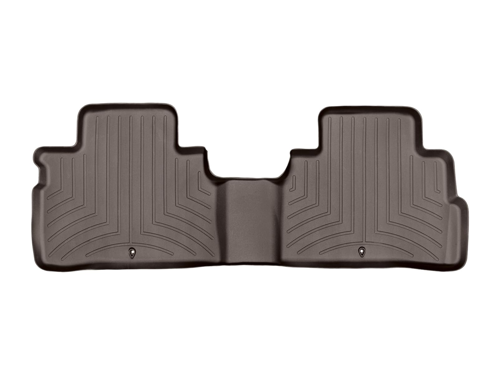WeatherTech Custom Fit FloorLiners for Nissan Murano - 2nd Row (477562), Cocoa