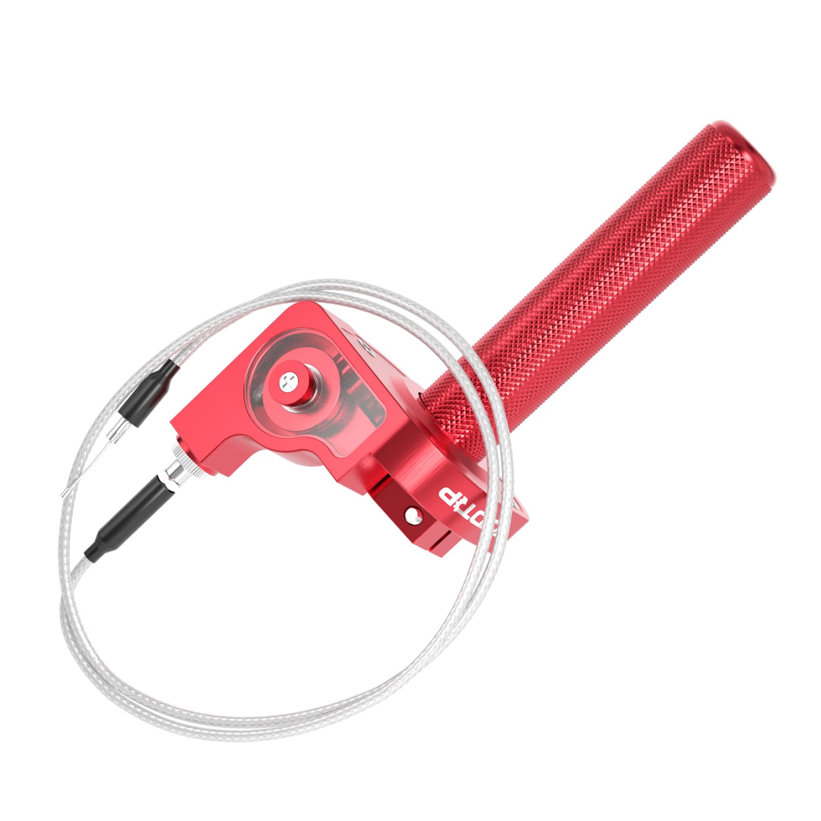 ZSDTRP Throttle Grip 22mm CNC Aluminum Quick Twister with Cable - Red, Model SCL-2016070025-R for CRF50 70 110 IRBIS