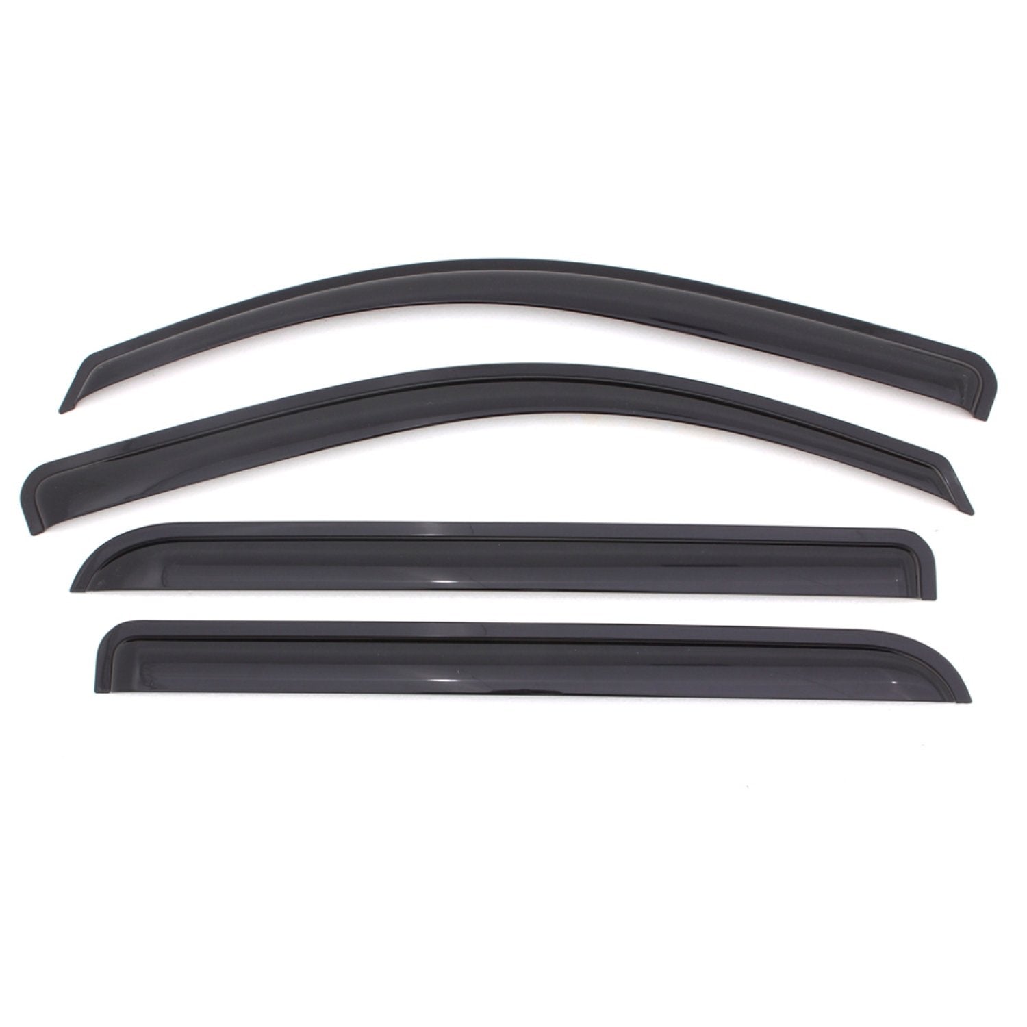 Auto Ventshade [AVS] inChannel Ventvisor / Rain Guards | Fits 2023  2024 Chevrolet Colorado, 2023  2024 GMC Canyon Smoke, 4 