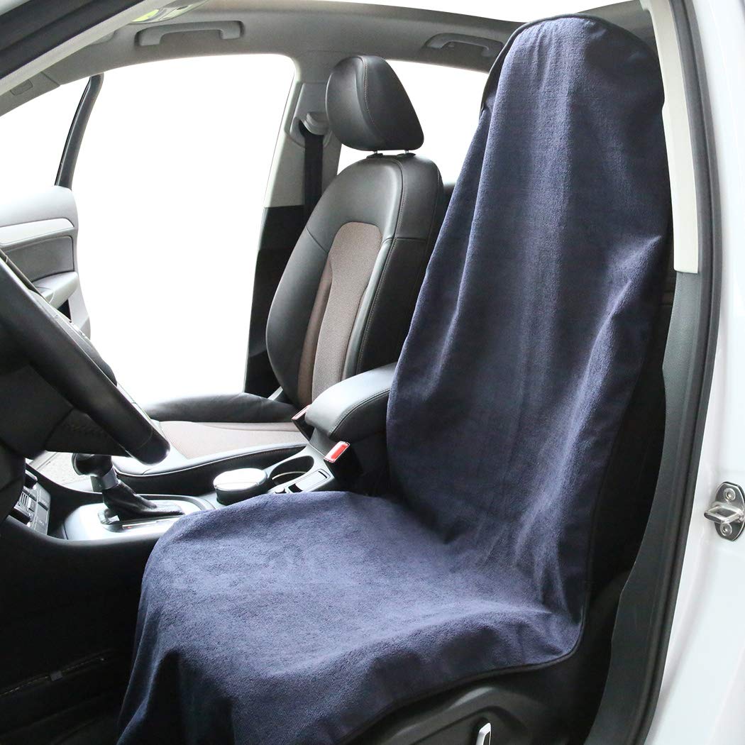 Sweat Towel Car Seat Cover For Gym Running Athletes Fitness Extreme Crossfit Workout,Auto Seat Pet Protector,Triathlon Beach Swi