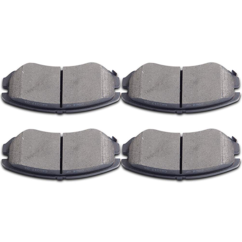 Ceramic Brake Pads Kits,Scitoo 4Pcs Front Brakes Pads Set Fit For Hyundai Elantra,Sonata,Tiburon,Tucson,02-10 For Kia Magentis,0