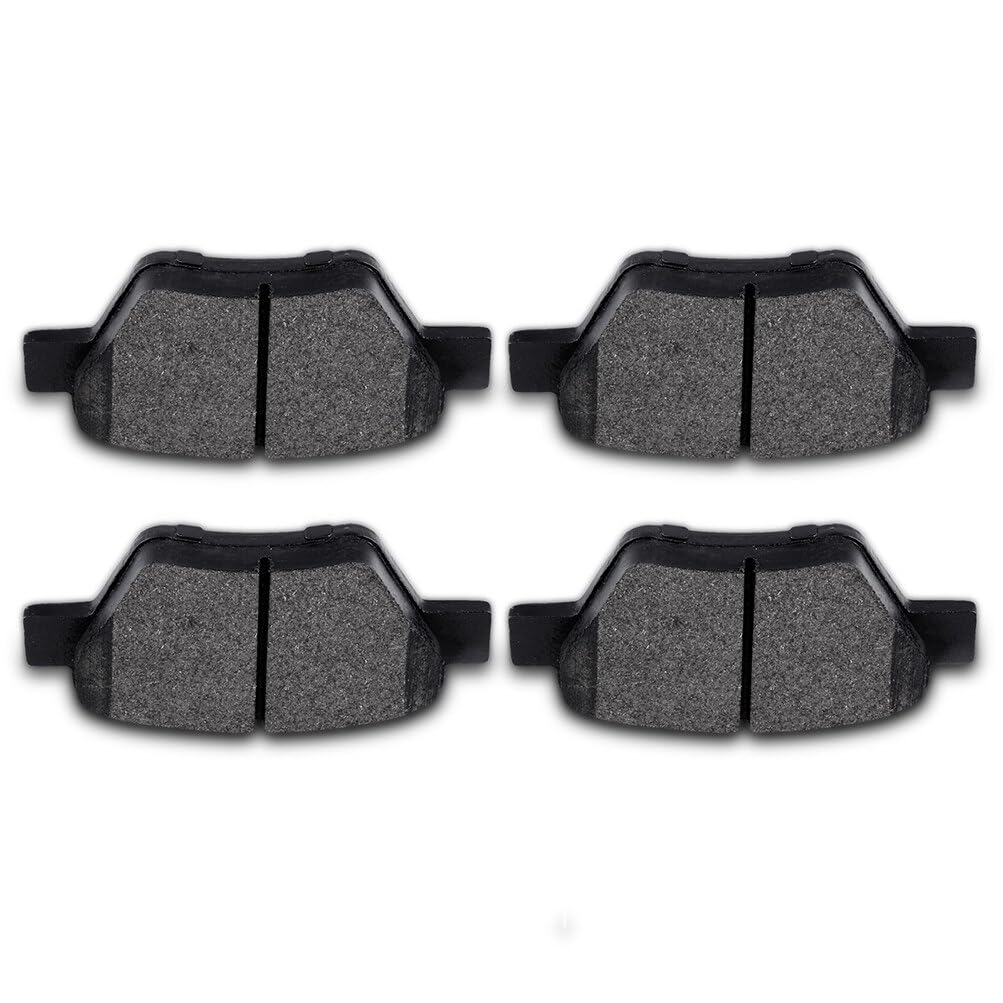 Cciyu D1456 Rear Semi-Metallic Disc Brake Pads Kit For Audi A3 A3 Quattro For Volkswagen Beetle Eos Golf Golf R Gti Jetta Passat