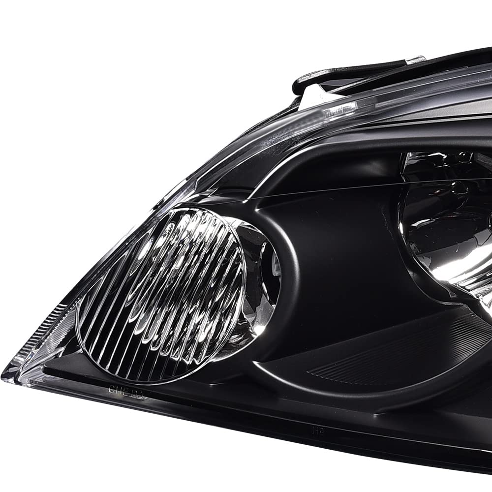 Cheda Headlights Assembly, Compatible With 2006-2016 Chevy Impala 2006-2007 Chevy Monte Carlo Chrome Housing Amber Corner Headli