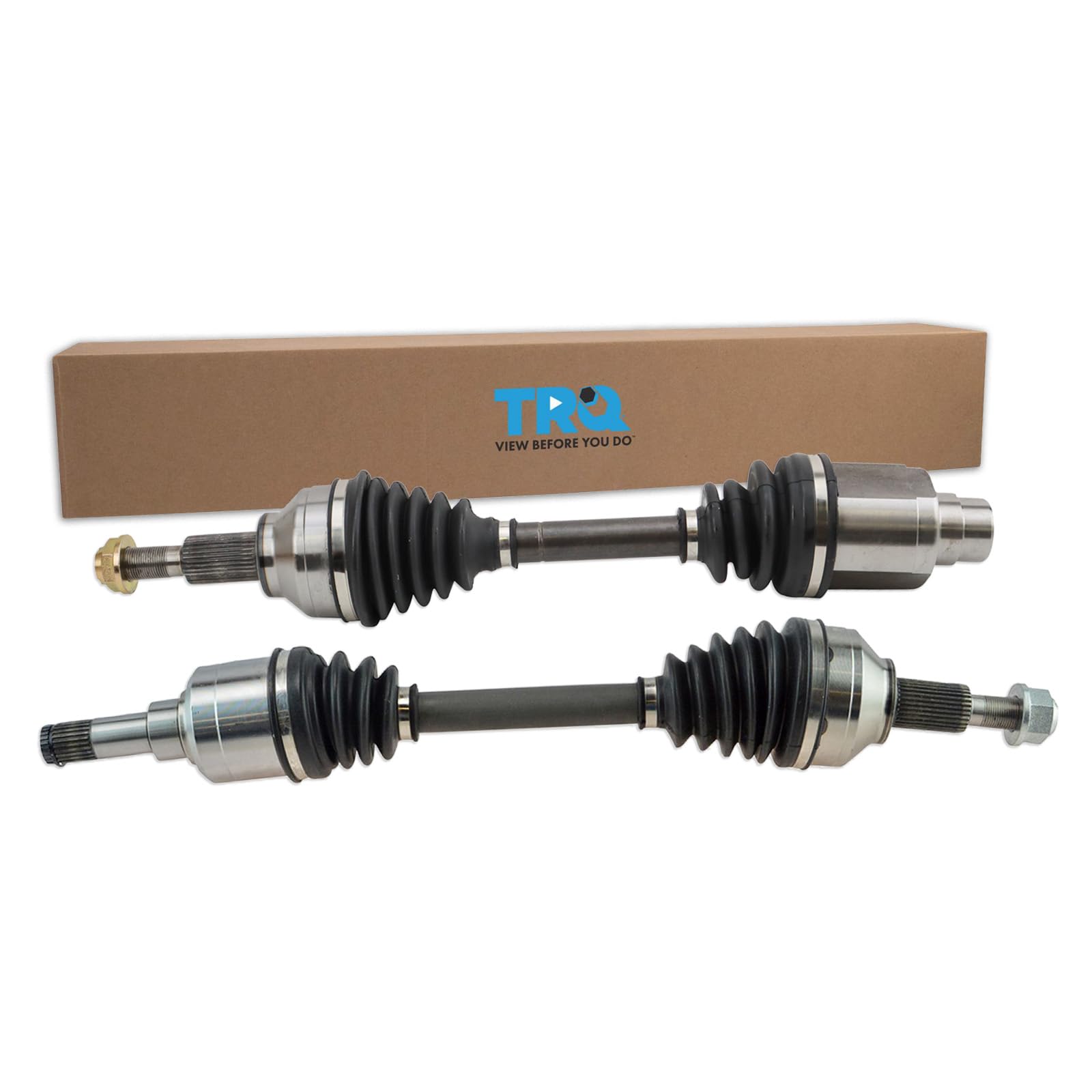 TRQ Front CV Axle Shaft Assembly Set Compatible with 2008-2009 Dodge Avenger
