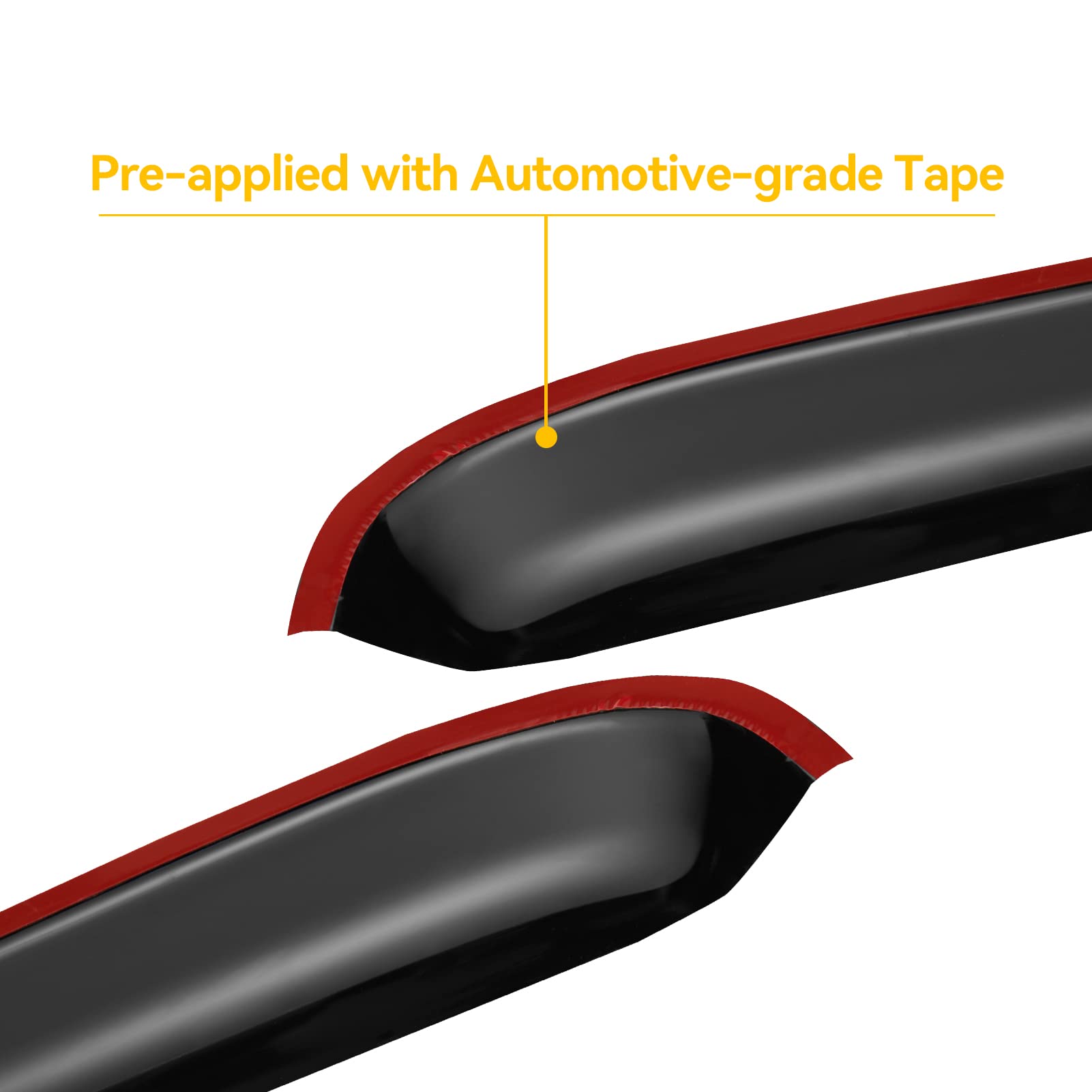 Window Visors Rain Guards For 1997 1998 1999 2000 2001 2002 2003 Ford F150 Supercab, Window Vent Shade Wind Deflectors For 97 98