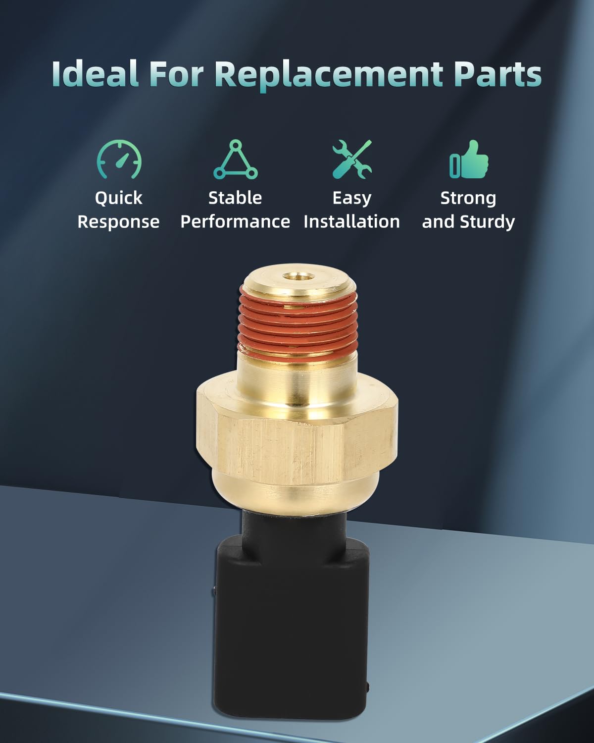 Scitoo Engine Oil Pressure Sensor Compatible For Dodge Dart For Ram 1500 Transmission Engine Oil Pressure Sensor Switch Oil Sending Unit 2.0 2.4L 68145662Ab 68145662Aa 926552 926-552