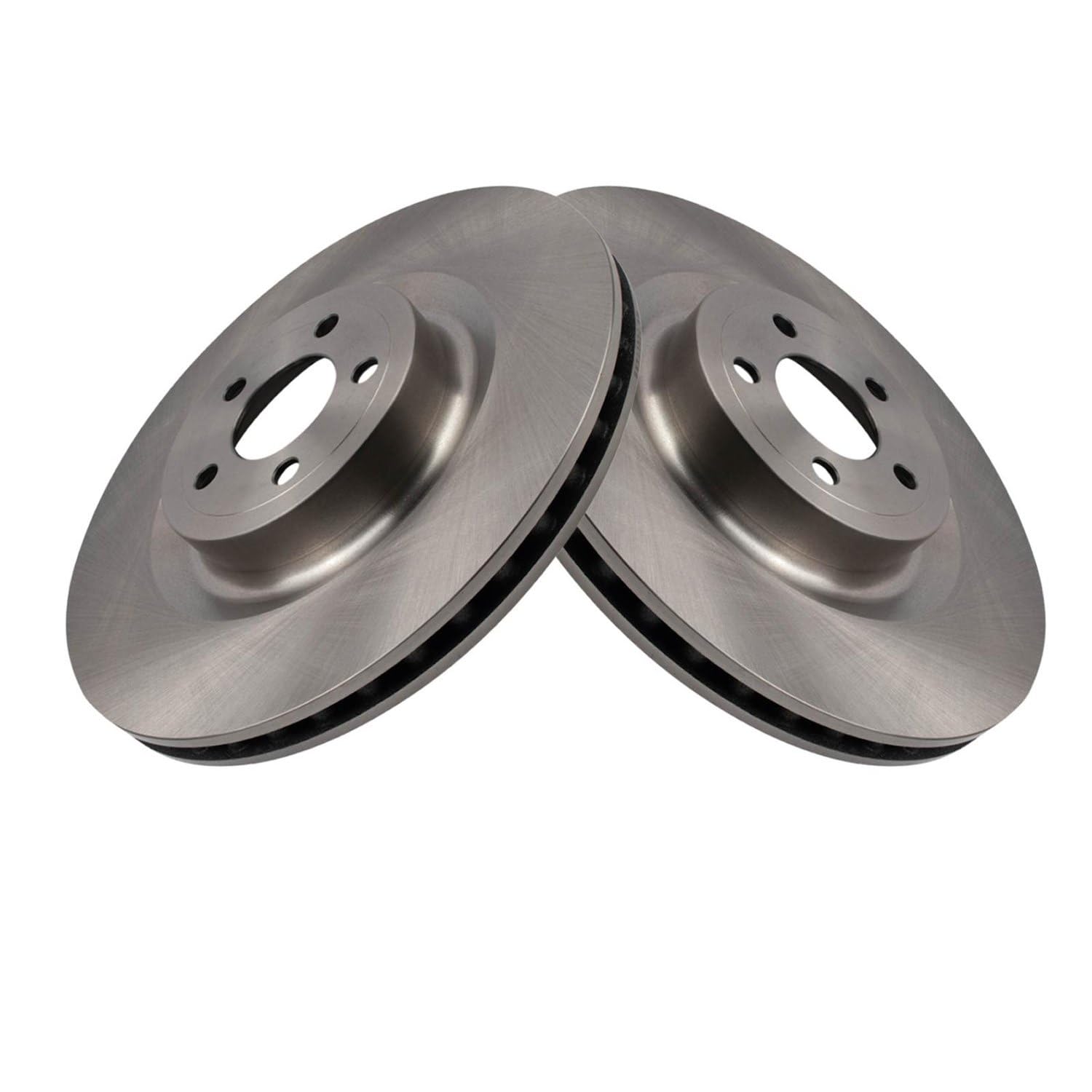 Trq Front Brake Rotors Set Compatible With 2015-2023 Ford Mustang