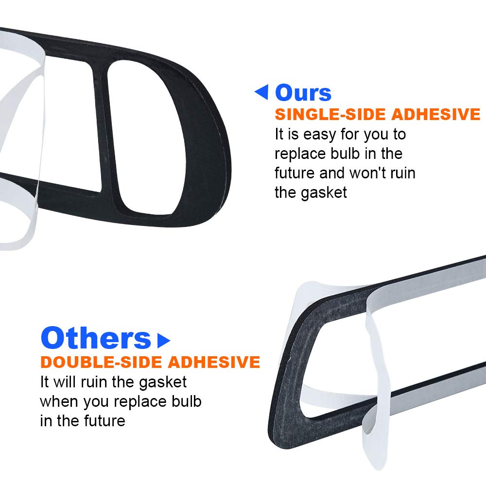 Moforkit 3Rd Third Brake Light Seal Gasket Compatible With Chevy Silverado Gmc Sierra 1500 2500 3500 2007 To 2013