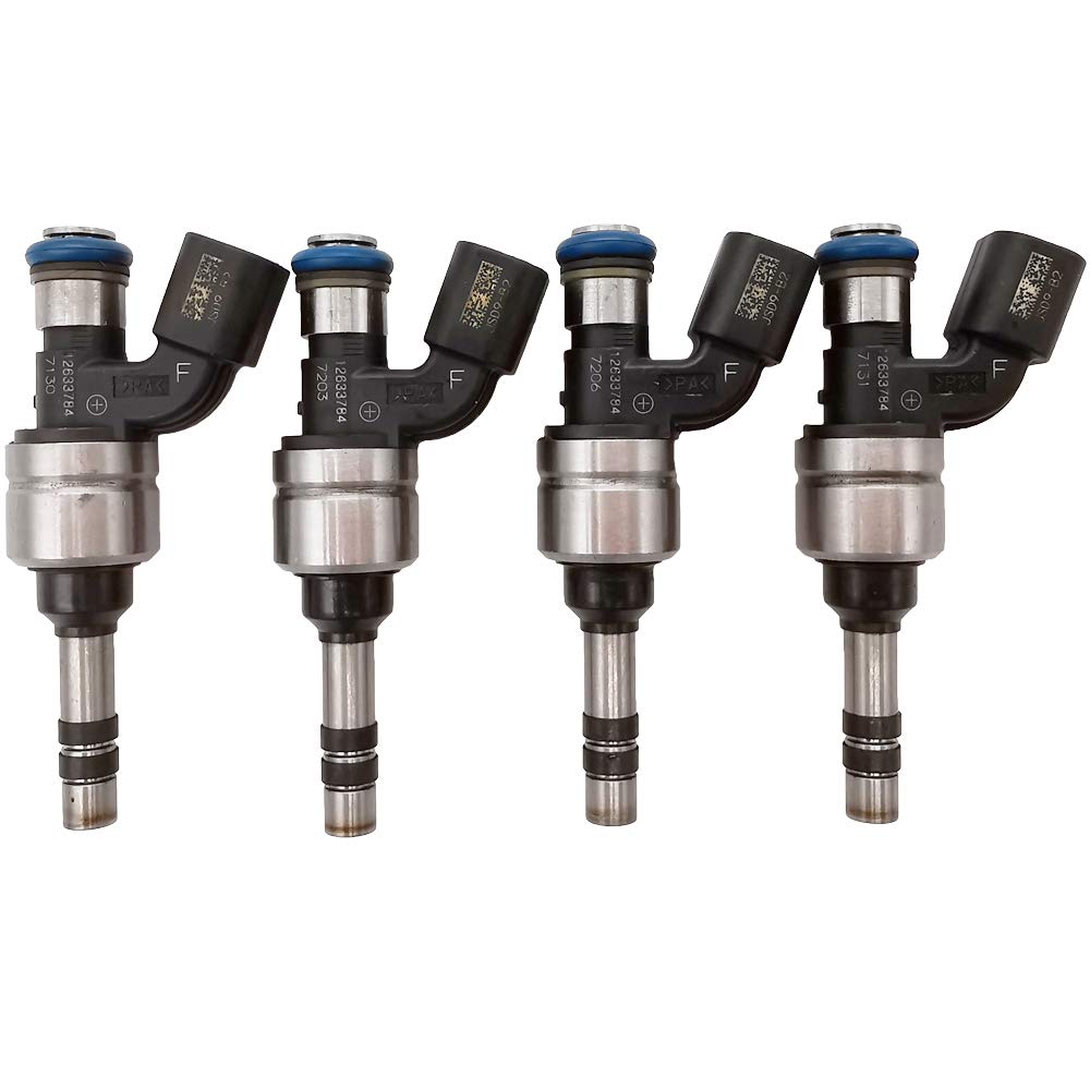 Automotive-Leader 4Pcs Jsd9-B2 Fj1154 12633784 Fuel Injectors 6 Holes Engine Fuel Spray Nozzle For Buick Lacrosse Regal Verano, Chev-Y Captiva Sport Malibu Impala Equinox, G-M-C Terrain 217-3427