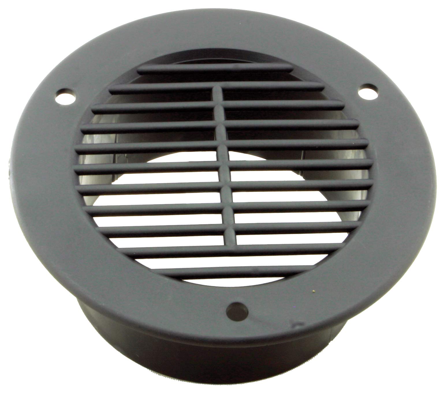 Kaper II L12-0018 Black Fits 3 hole Trailer Vent Cover,1 Pack